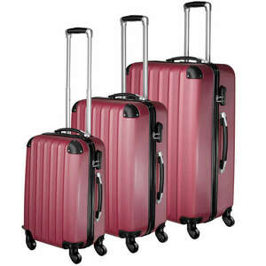 3 tartós utazó bőrönd készlet kép
