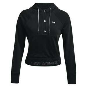 Under Armour Rival Fleece Mesh kapucnis pulóver 1365844001 női Fekete L kép