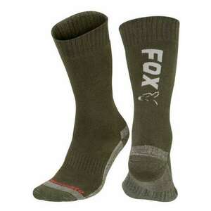 Fox green / silver thermolite long sock eu 44-47 zokni kép