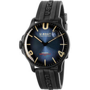 U-Boat 8700/C Darkmoon Blue IPB Soleil 44mm 5ATM kép