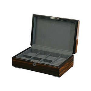 Rothenschild watch case RS-2433-EB for 6 watches and cufflinks kép