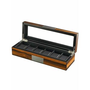 Rothenschild watch box RS-2377-6EB for 6 watches ebony kép