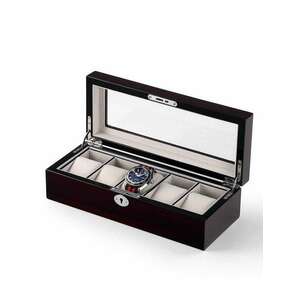 Rothenschild Watch Box RS-2030-5C for 5 Watches Cherry kép