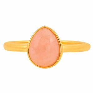 Arannyal Bevont Ezüst Gyűrű Rózsaszínű Opállal, PCY8700/54 kép