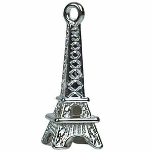 Fémmedál, Eiffel-torony, ezüst, 0, 9x2, 4 cm kép