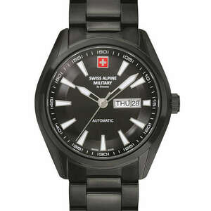 Swiss Alpine Military 7090.2177 Automatic Mens Watch 43mm 10ATM kép