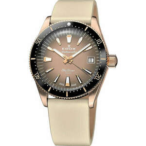 Edox 80131-37RNC-VDBEI Skydiver Automatic + 2nd strap Ladies Watch 38mm 30ATM kép