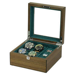 Rothenschild watch box RS-2440-W for 4 watches and cufflinks kép