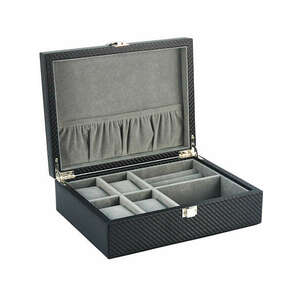 Rothenschild watches &amp; jewelry box RS-2272-4CFBL for 4 watches kép