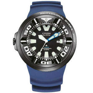 Citizen BJ8055-04E Mens Watch Eco-Drive Professional Diver 48mm 30ATM kép