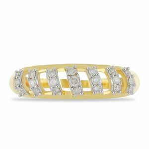 Arany Gyűrű Fehér Gyémánttal, Y52919/62 kép