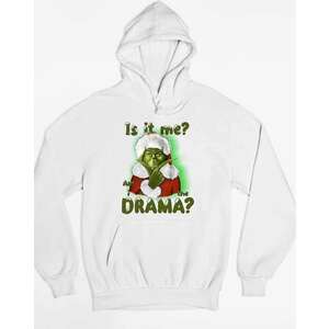 Is it me am I the drama grinch pulóver - egyedi mintás, 4 színben, 5 méretben kép