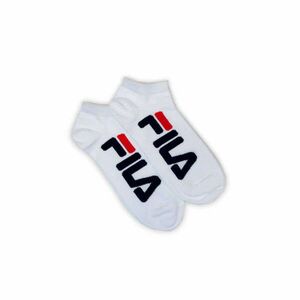 Fila unisex feliratos titokzokni - 2 pár/csomag - pamut titokzokni - fehér - 43-46 kép