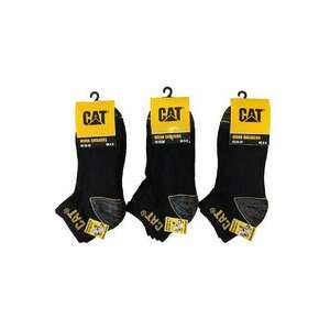 CAT ZCM0508 3-pack rövid munkazokni Caterpillar unisex zokni fekete 39-42-es méretben kép