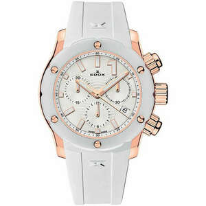 Edox 10225-37RB-BIR CO-1 Chronograph Ladies Watch Keramik 38mm kép