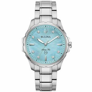 Bulova 96P248 Ladies Watch Marine Star 38mm 10ATM kép