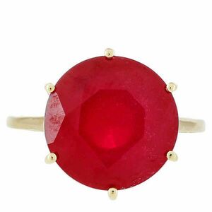 Arany Gyűrű Thai Rubinnal, PCY10308/57 kép