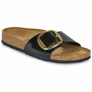 Papucsok Birkenstock Madrid Big Buckle BF Patent Black Gold kép