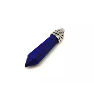 Csúcs medál Lapis lazuli 8x35mm kép