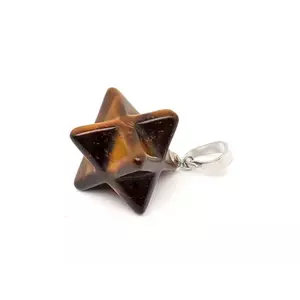 Merkaba medál Tigrisszem 2x2cm kép