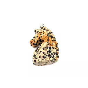 Ló medál Jáspis dalmata 2x4cm kép