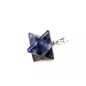 Merkaba medál Szodalit 2x2cm kép