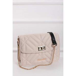 Krémszínű steppelt crossbody táska 2-61112 kép