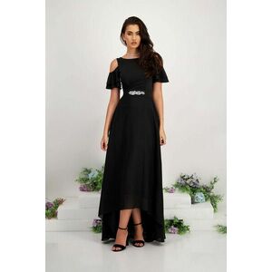 Fekete hosszú harang ruha kép