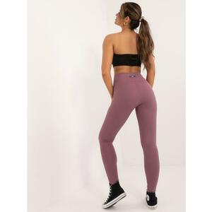 Női csíkos leggings rózsaszín kép