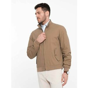 Ombre Clothing Vonzó barna bomber dzseki V5 JANP-0176 kép