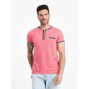 Ombre Clothing Érdekes piros póló V1 TSCT-0175 kép