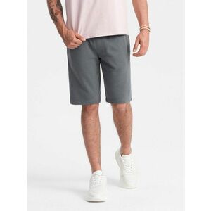 Ombre Clothing Grafit szürke rövidnadrág v11 SRBS-0149 kép