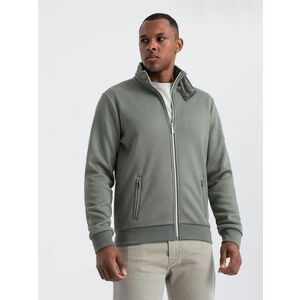 Ombre Clothing Trendi khaki bomber dzseki V3 JANP-0154 kép