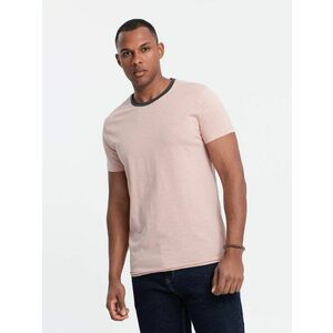 Ombre Clothing Trendi sima rózsaszín póló V5 TSCT-22SS-004 kép