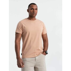 Ombre Clothing Lazac színű pamut póló V9 TSBS-0146 kép