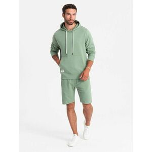 Ombre Clothing Zöld rövid melegítő együttes (pulcsi+bermuda) V3-Z75 kép