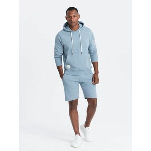 Ombre Clothing Halvány kék rövid melegítő együttes (pulcsi+bermuda) V7-Z75 kép