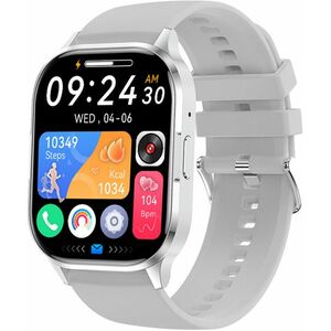 Wotchi Wotchi AMOLED Smartwatch W21HK – Silver – Grey kép