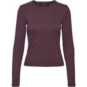 Vero Moda Vero Moda Női póló VMCHLOE Tight Fit 10306897 Plum Perfect XS kép