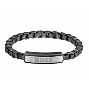 Hugo Boss Hugo Boss Stílusos férfi acél karkötő Devon 1580598 19 cm kép