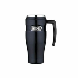 Thermos Thermos Style Vízálló termosz bögre fogantyúval - sötétkék 470 ml kép