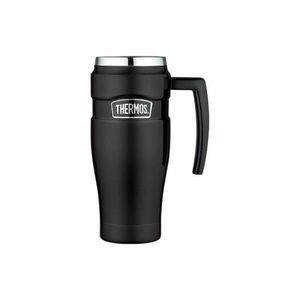 Thermos Thermos Style Vízálló termosz bögre fogantyúval - matt piros 470 ml kép