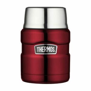 Thermos Thermos Style Uzsonnatartó termosz összecsukható kanállal és pohárral - piros 470 ml kép