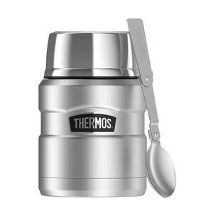 Thermos Thermos Style Uzsonnatartó termosz összecsukható kanállal és pohárral - rozsdamentes acél 470 ml kép