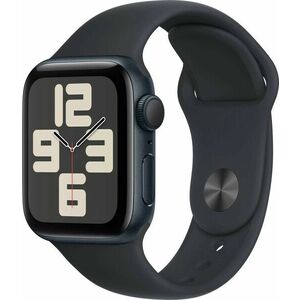 Apple Apple Apple Watch SE (2023) GPS 44 mm sport szilikon szíj, sötét tinta M/L kép