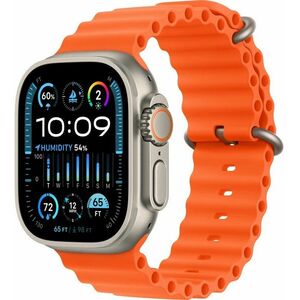 Apple Apple Apple Watch Ultra 2 49mm titán óceán-narancssárga szíjjal kép