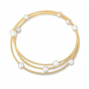 JwL Luxury Pearls JwL Luxury Pearls Bronz karkötő igazgyöngyökkel JL0756 kép