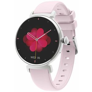 Wotchi Wotchi AMOLED Smartwatch DM70 – Silver - Pink kép