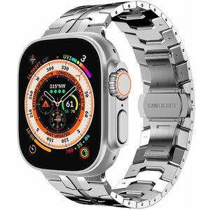 4wrist 4wrist Acél óraszíj Iron Man Apple Watch-hoz 42/44/45/49 mm - Silver kép