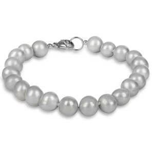 JwL Luxury Pearls JwL Luxury Pearls Szürke igazgyöngyökből készült karkötő JL0359 kép